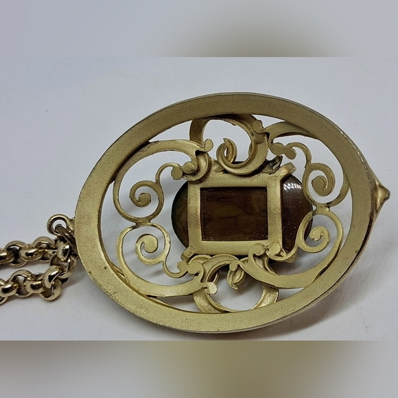 * Vintage Whiting & Davis Green Art Glass Necklace Bracelet Earrings Parure Set - Picture 3 of 11